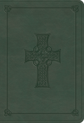 ESV Value Large Print Compact Bible (TruTone, Quiet Forest, Celtic Cross Design) by ESV