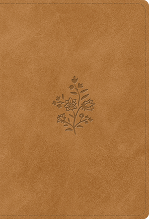 ESV Student Study Bible (TruTone®, Nubuck Caramel, Wildflower Design)