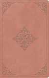 ESV Large Print Value Thinline Bible (TruTone, Blush Rose, Fleur-de-lis Design)