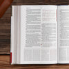 KJV Spurgeon Study Bible (Navy/Tan, Cloth Over Board) by Bible