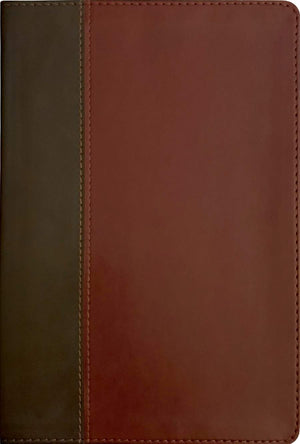 NKJV Life Application Study Bible, Third Edition, Large Print (LeatherLike/Brown, Red Letter) by Bible