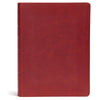 KJV Spurgeon Study Bible (Crimson, LeatherTouch) by Bible