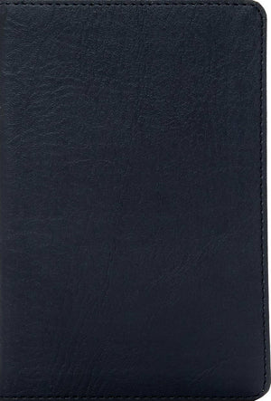 KJV Large Print Compact Reference Bible (Black, LeatherTouch) by Bible