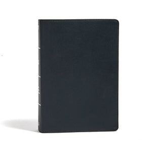 KJV Super Giant Print Reference Bible (Black Genuine Leather) by Bible