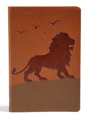 KJV One Big Story Bible (Brown Lion, LeatherTouch) by Bible
