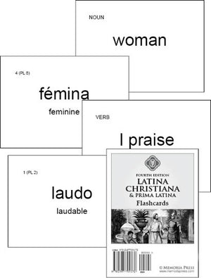 Latina Christiana & Prima Latina Flashcards, Fourth Edition