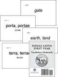 Henle Latin I Vocabulary Flashcards by Robert J. Henle