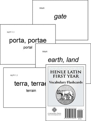 Henle Latin I Vocabulary Flashcards by Robert J. Henle