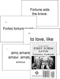 First Form Latin Vocabulary Flashcards, Second Edition
