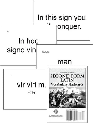 Second Form Latin Vocabulary Flashcards, Second Edition