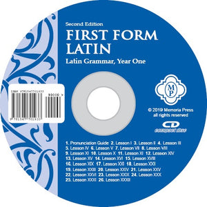 First Form Latin Ecclesiastical Pronunciation Audio CD, Second Edition