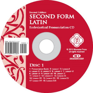Second Form Latin Ecclesiastical Pronunciation Audio CD, Second Edition