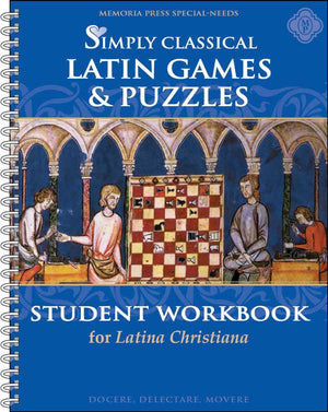 Simply Classical Latin Games & Puzzles Student Workbook by Cheryl Swope; Michael Simpson; Paul O'Brien