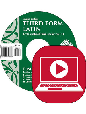 Third Form Latin Ecclesiastical Pronunciation Audio Streaming & CD, Second Edition
