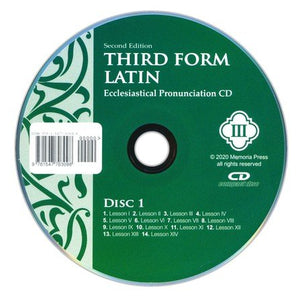 Third Form Latin Ecclesiastical Pronunciation Audio CD, Second Edition