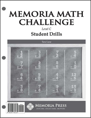 Memoria Math Challenge: Level C Student Drills by Tara Luse