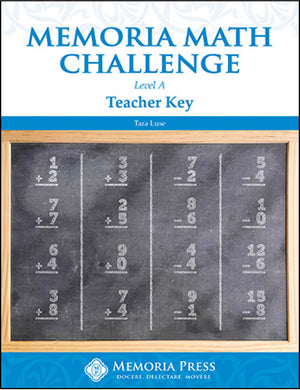 Memoria Math Challenge: Level A Teacher Key by Tara Luse