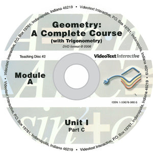 Geometry Module A DVD #2 by Tom Clark