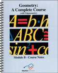 Geometry Module B Course Notes by Tom Clark