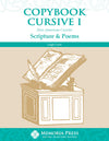 Copybook Cursive I: Scripture and Poems by Leigh Lowe
