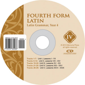 Fourth Form Latin Pronunciation Audio CD