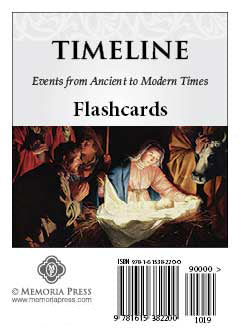 Timeline Flashcards by Memoria Press