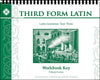 Third Form Latin Workbook Key by Cheryl Lowe