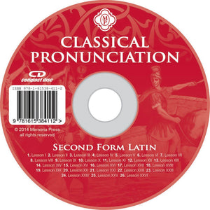 Second Form Latin Classical Pronunciation Audio CD