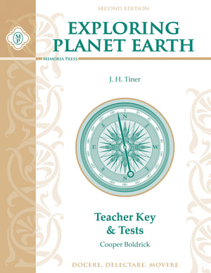 Exploring Planet Earth: Teacher Key & Tests, Second Edition by Cooper Boldrick