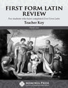 First Form Latin Review Teacher Key by Cheryl Lowe