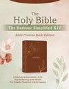 Holy Bible, The: The Barbour Simplified KJV Bible Promise Book Edition [Chestnut Floral] by Bible
