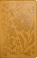 LSB 2 Column Verse-by-Verse (Paste-Down Faux Leather, Mustard, Floral, Indexed)
