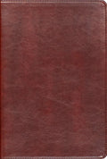 LSB Large Print Wide Margin (Paste-Down Faux Leather, Reddish-Brown, Indexed)
