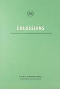 LSB Scripture Study Notebook: Colossians by Bible