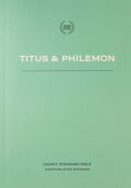 LSB Scripture Study Notebook: Titus & Philemon by Bible