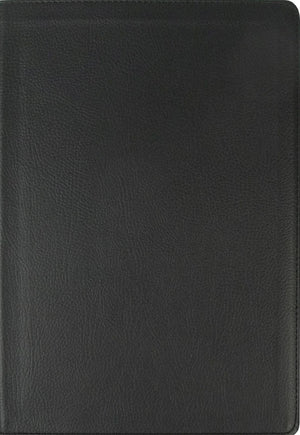 LSB Large Print Wide Margin (Paste-Down Faux Leather, Black, Indexed)
