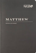 NASB Scripture Study Notebook Matthew (Revised Edition, NASB '95) by Bible