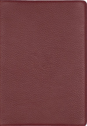 LSB Giant Print Reference Edition (Paste-Down Cowhide, Burgundy) by Bible
