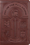 LSB Compact Edition (Paste-Down Faux Leather, Brown Armor of God) by Bible