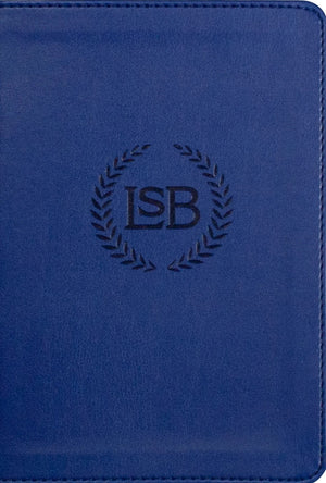 LSB Compact Edition (Paste-Down Faux Leather, Blue Logo) by Bible
