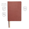 LSB Journaling Edition (Paste-Down Faux Leather, Burnt Sienna) by Bible