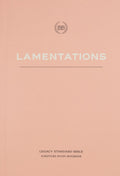 LSB Scripture Study Notebook: Lamentations