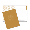 Pray Without Ceasing Prayer Journal Mustard Faux Leather