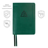 LSB Portable Paragraph Reference, Red Letter (Paste-Down Faux Leather, Green Trinity Knot, Indexed)
