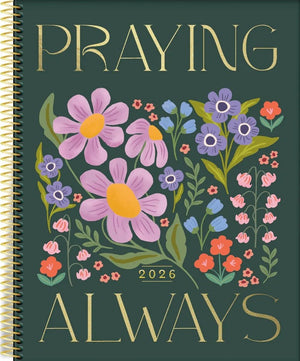 Praying Always (Garden Edition) - 2026 17-Month Bible Memory Planner