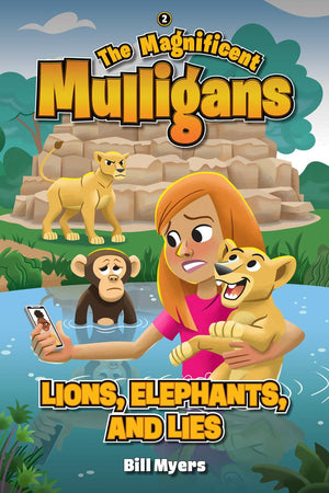 Lions, Elephants, and Lies (Magnificent Mulligans, Book 2) by Bill Myers