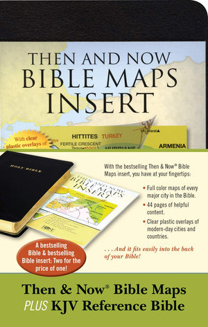 Then Now Bible Maps Insert