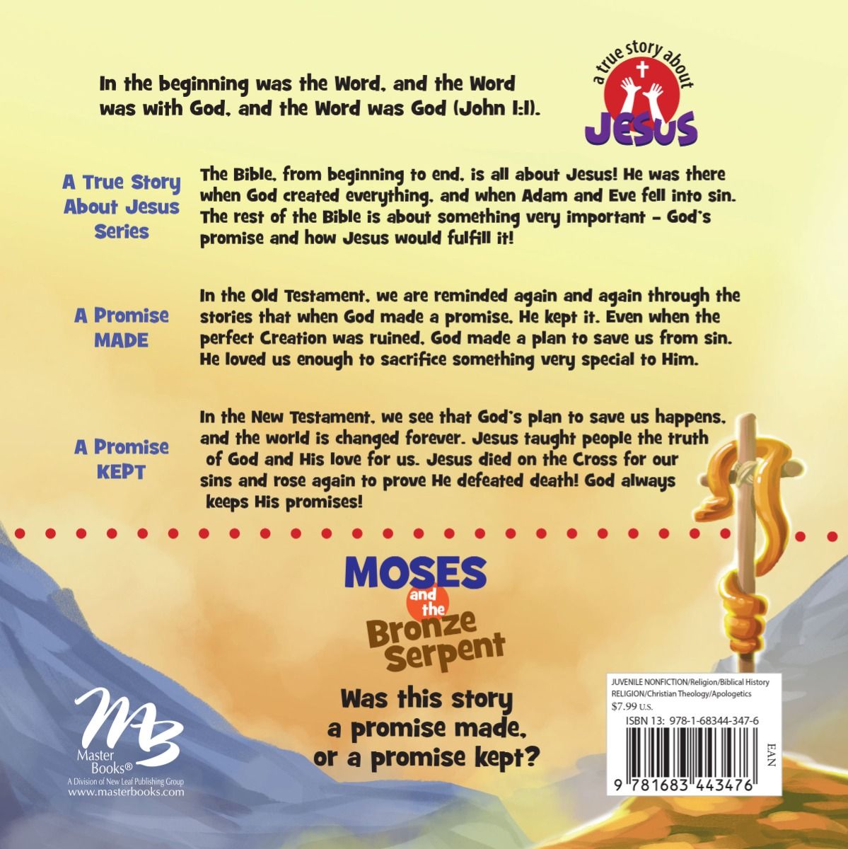 Moses and the Bronze Serpent (A True Story About Jesus) by Akram Zaki ...