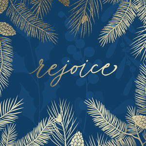 Rejoice - Christmas Cards (cardfoilrejoice6pack)