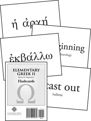 Elementary Greek II Flashcards by Christine Gatchell